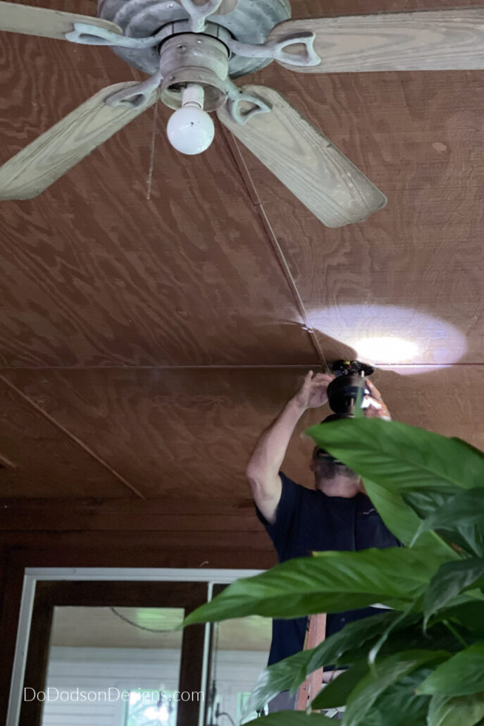 Why I Painted My Porch Ceiling Black