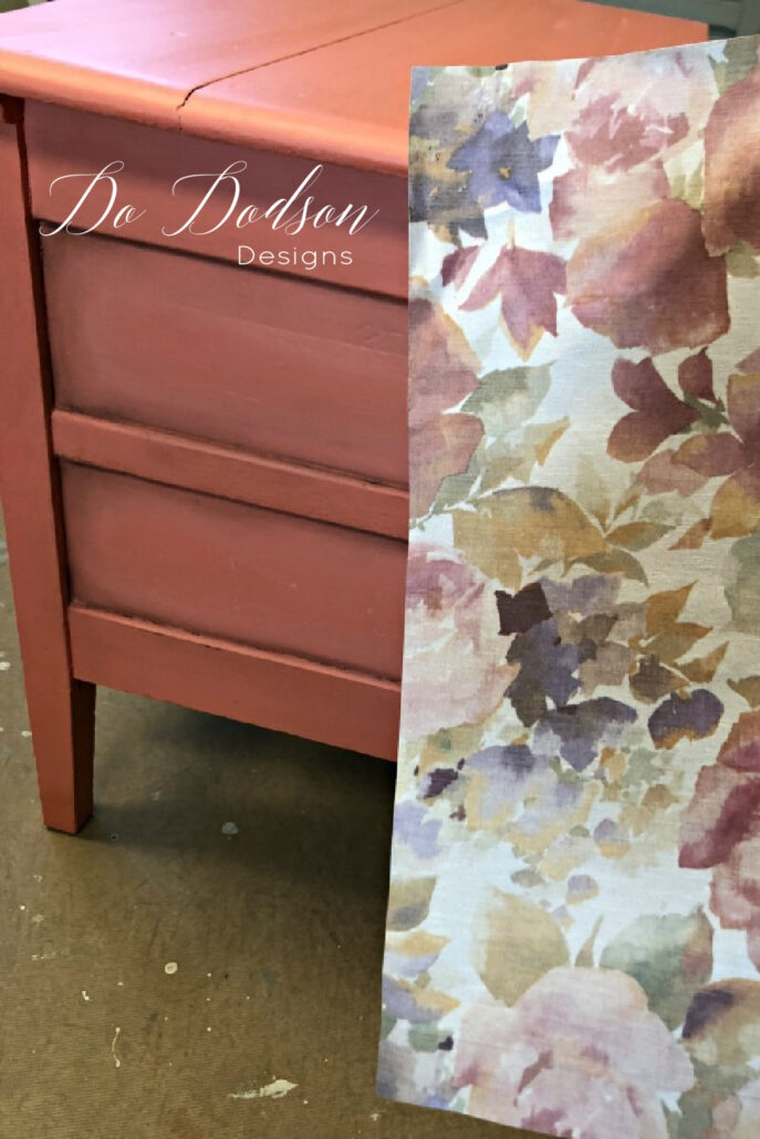 Decoupage On Chalk Paint