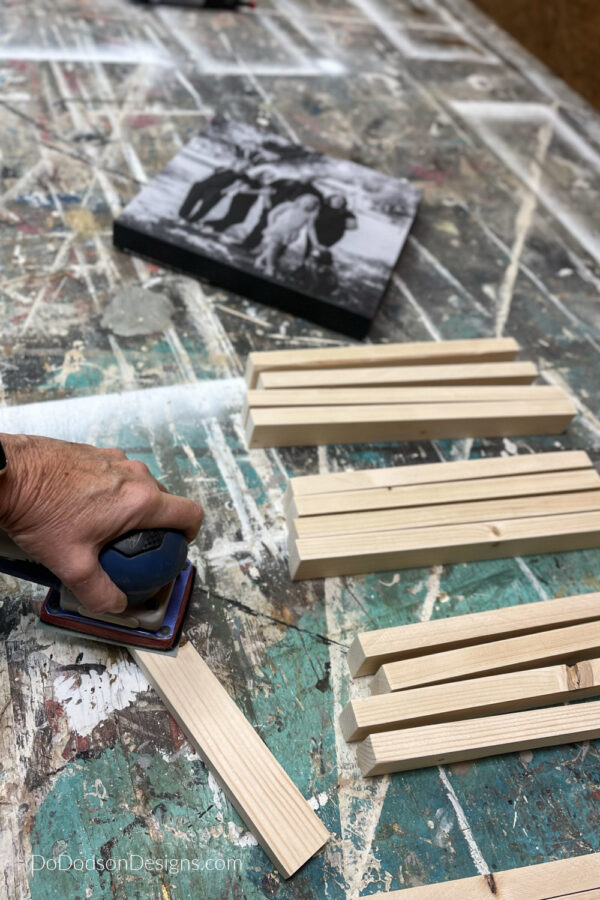 Simple DIY Wood Frame For Canvas Do Dodson Designs