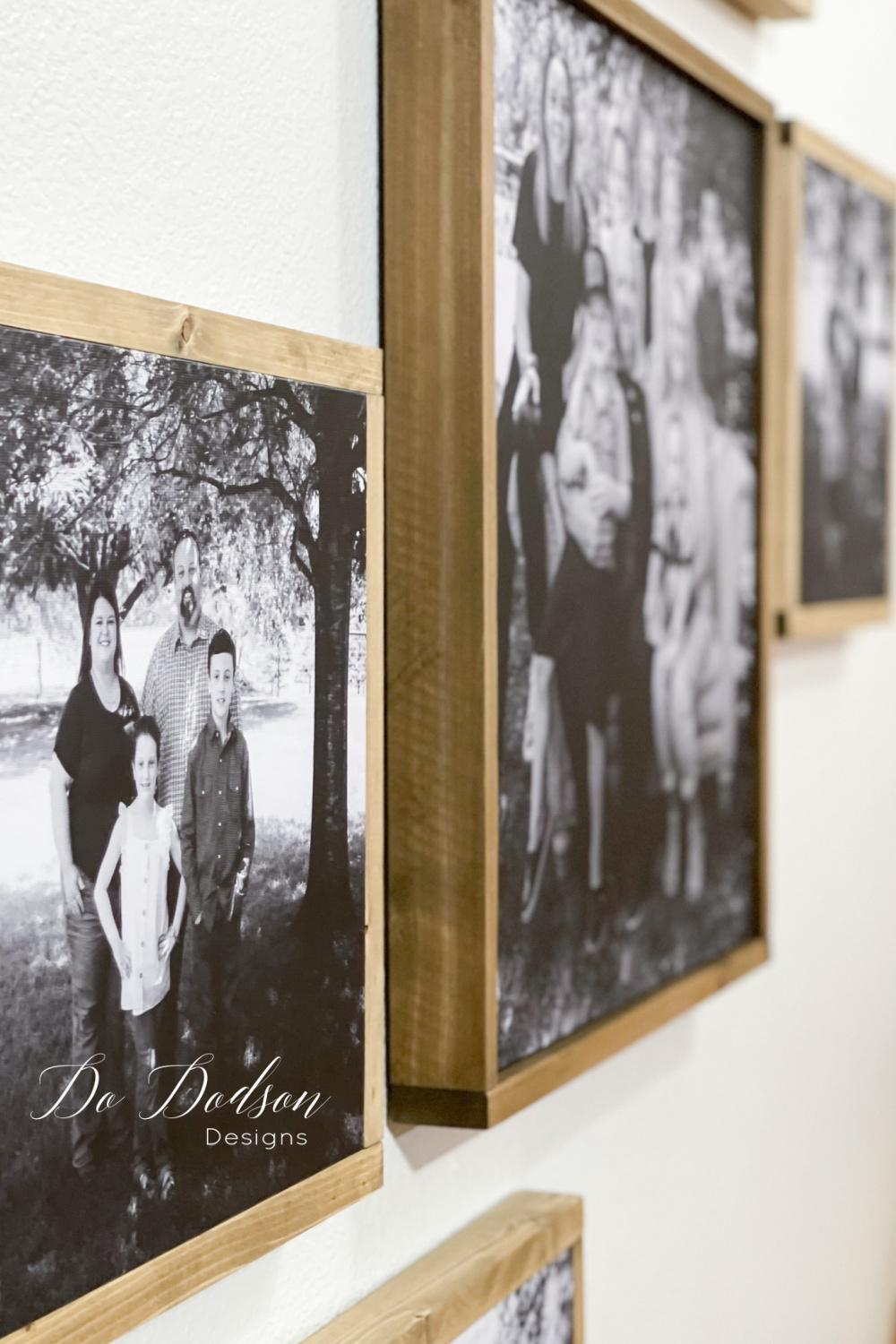 Simple DIY Wood Frame For Canvas Do Dodson Designs