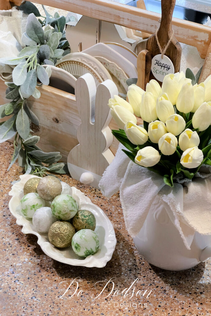 How to make a place setting with a Styrofoam ball