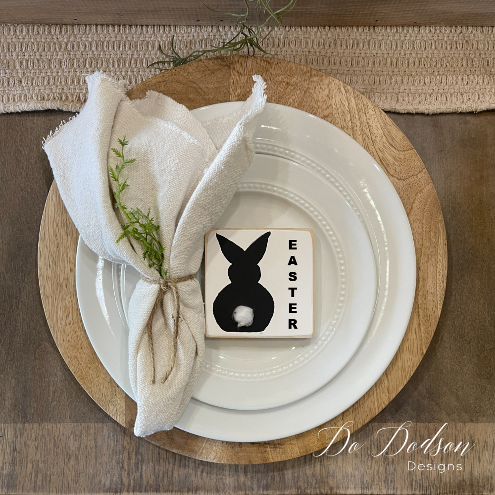 Wood Block Bunny | Don’t Buy When You Can DIY