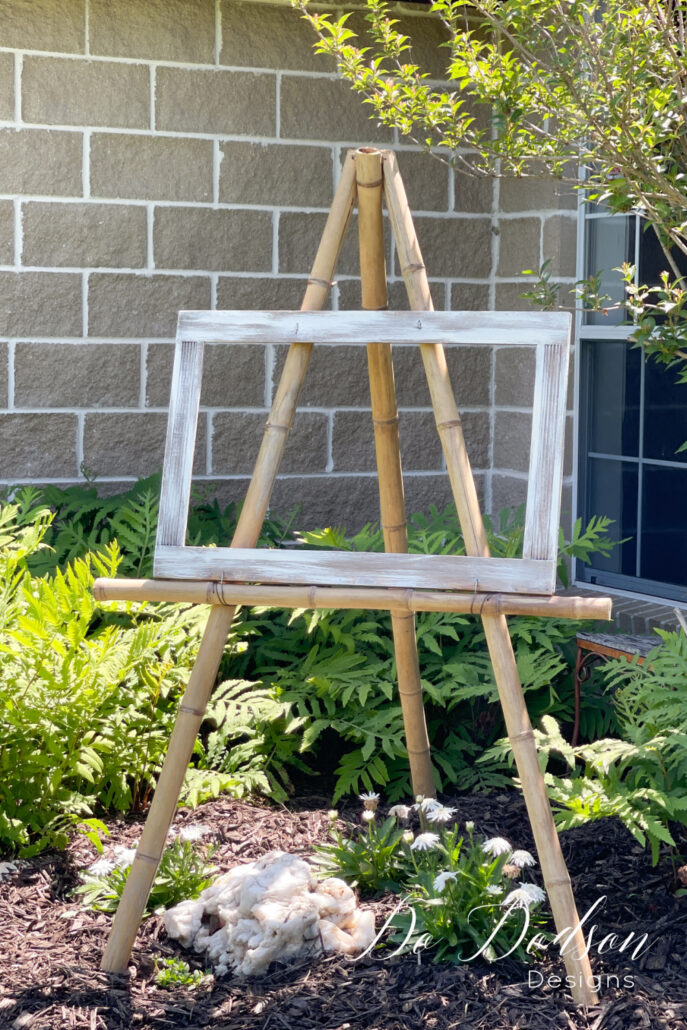 DIY Garden Easel (Elevate Your Backyard Decor) - Do Dodson Designs