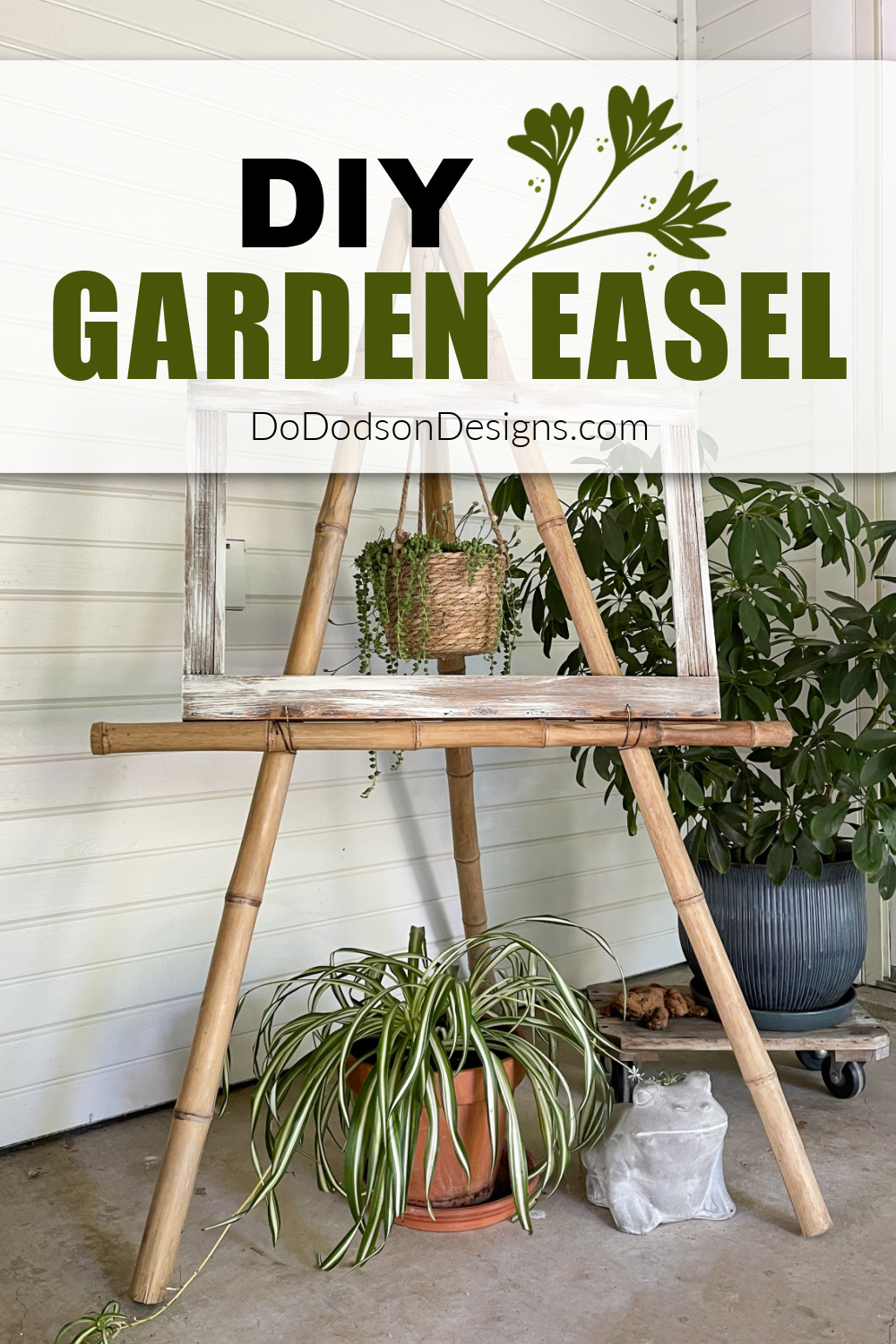 DIY Garden Easel (Elevate Your Backyard Decor)