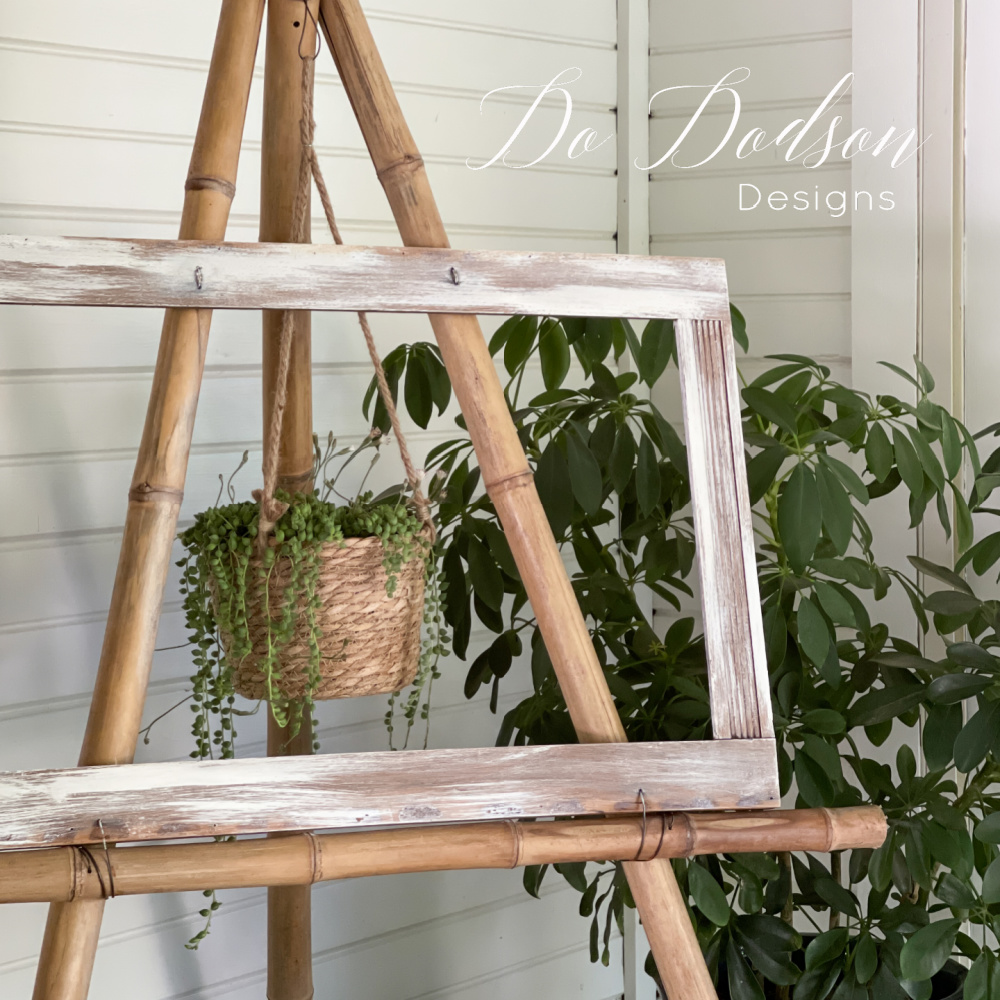 DIY Garden Easel (Elevate Your Backyard Decor) - Do Dodson Designs