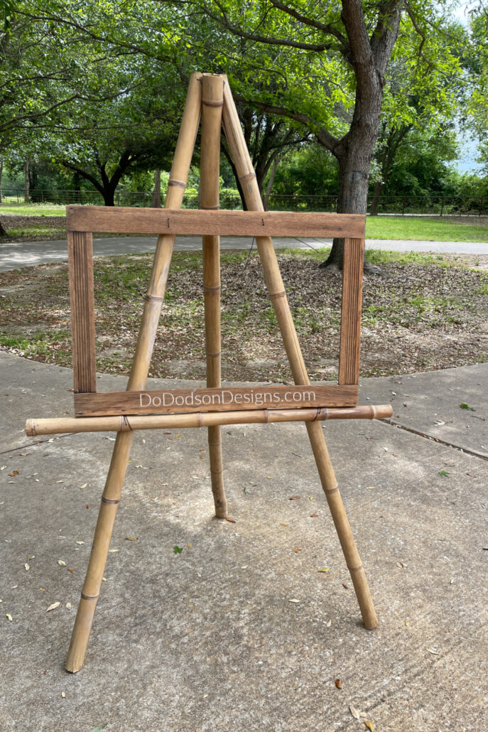 DIY Garden Easel (Elevate Your Backyard Decor) - Do Dodson Designs