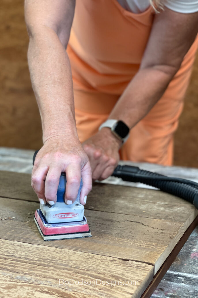 How To Sand Old Wood