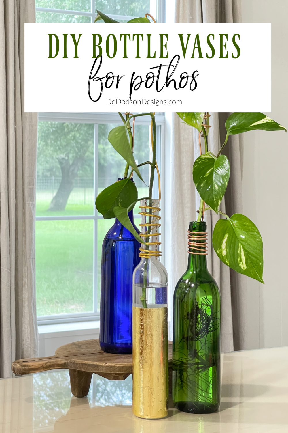 Upcycle Your Glass Bottles Into Chic Vases