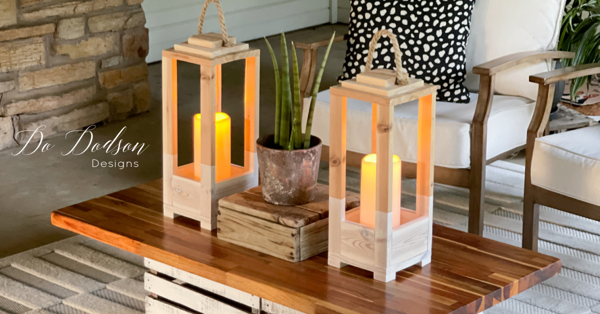 Wooden lanterns discount
