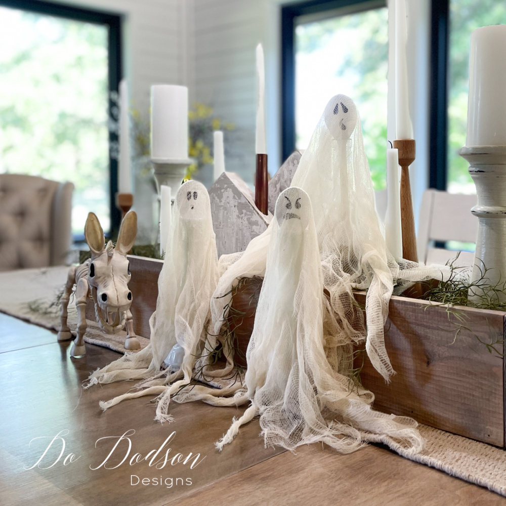 DIY Wooden Spoon Ghost