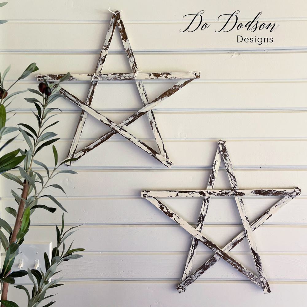 DIY Rustic Wooden Stars