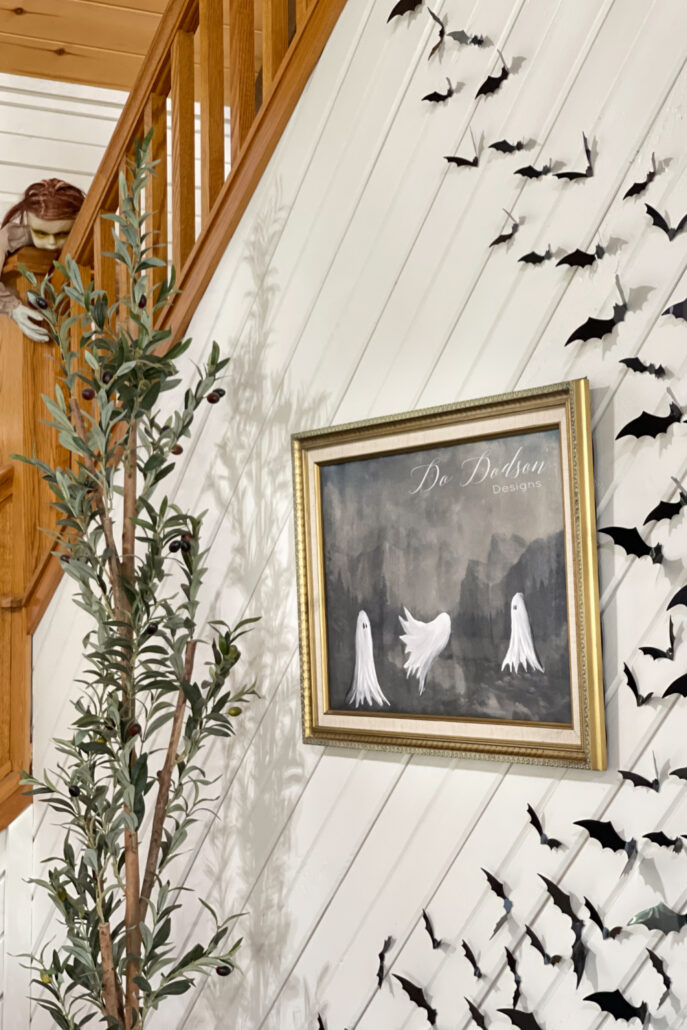 Bats On Wall Halloween Decorations