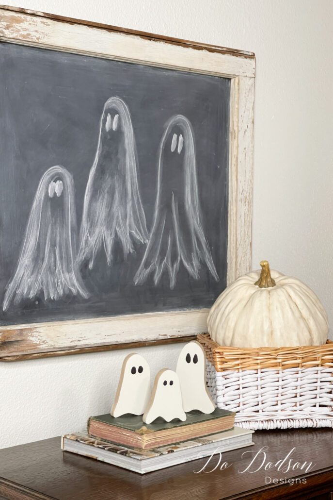 DIY Wooden Ghost