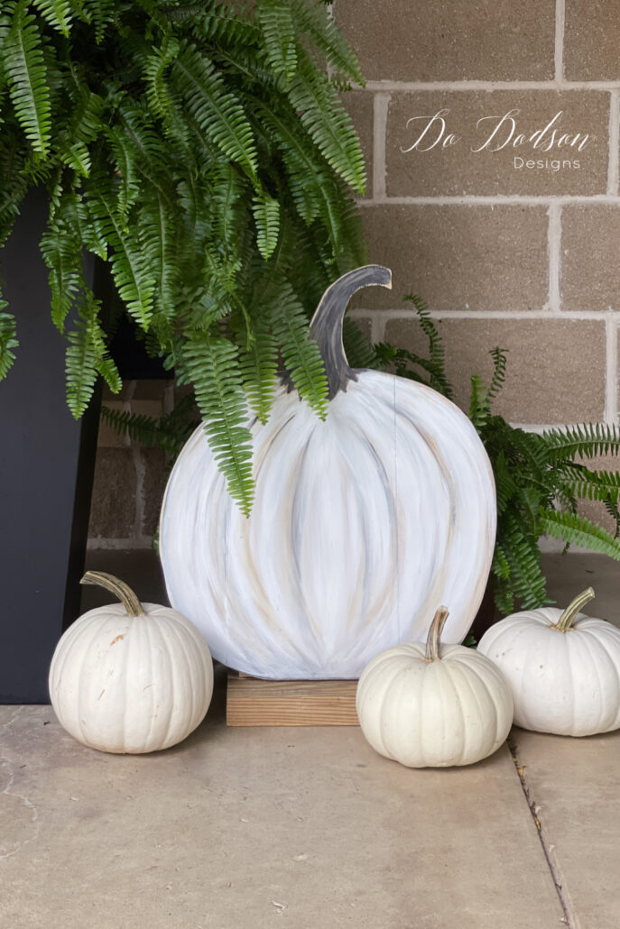 DIY Wood Pumpkin