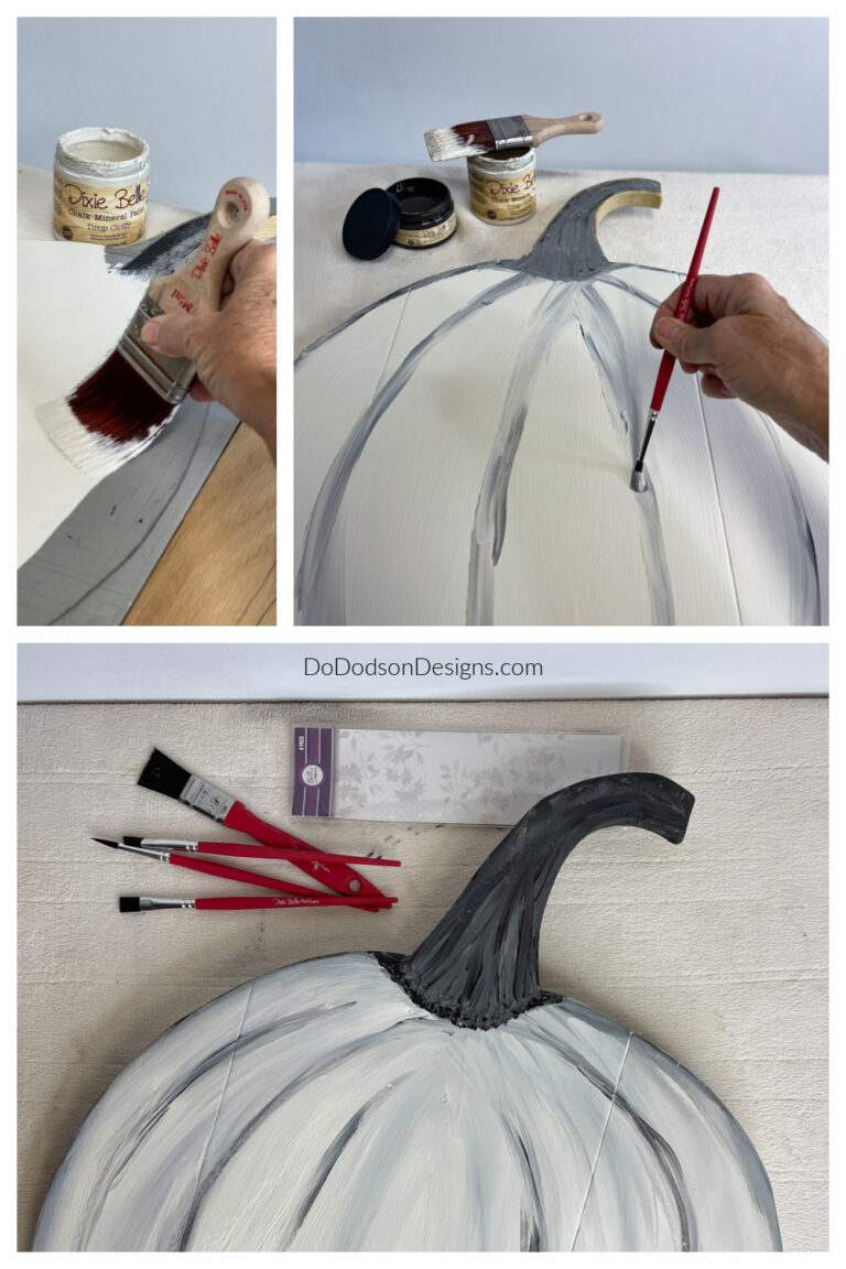 Easy DIY Wood Pumpkin (Front Porch Decor On The Cheap) - Do Dodson Designs