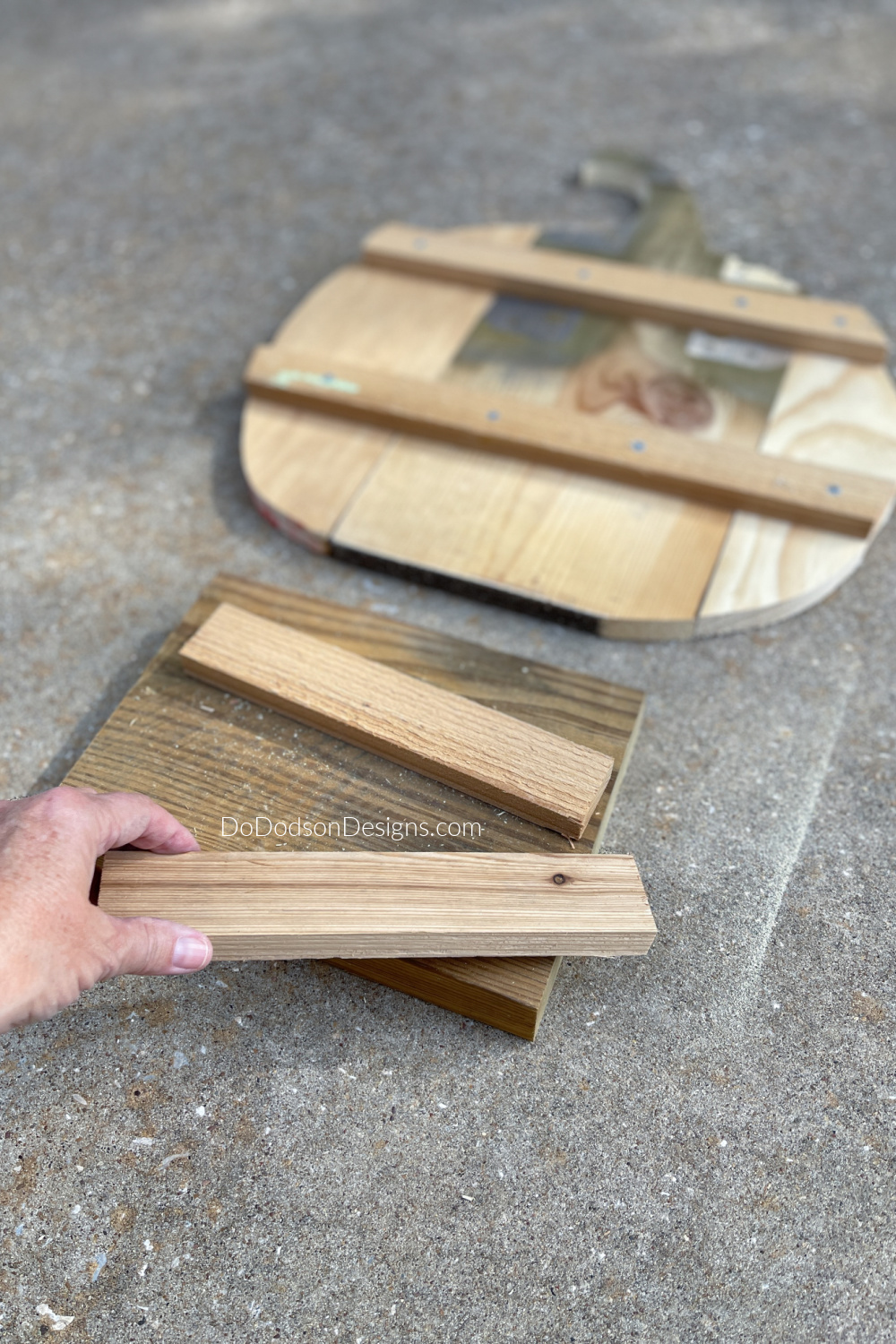 Easy DIY Wood Pumpkin (Front Porch Decor On The Cheap) - Do Dodson Designs
