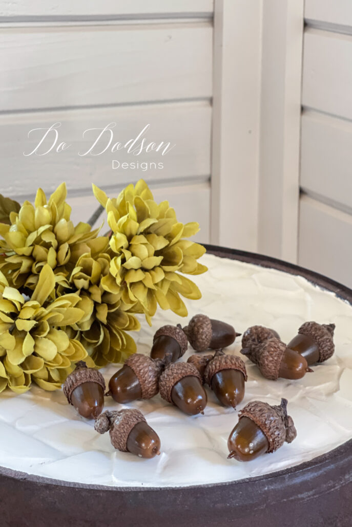 preserving acorns for decoration