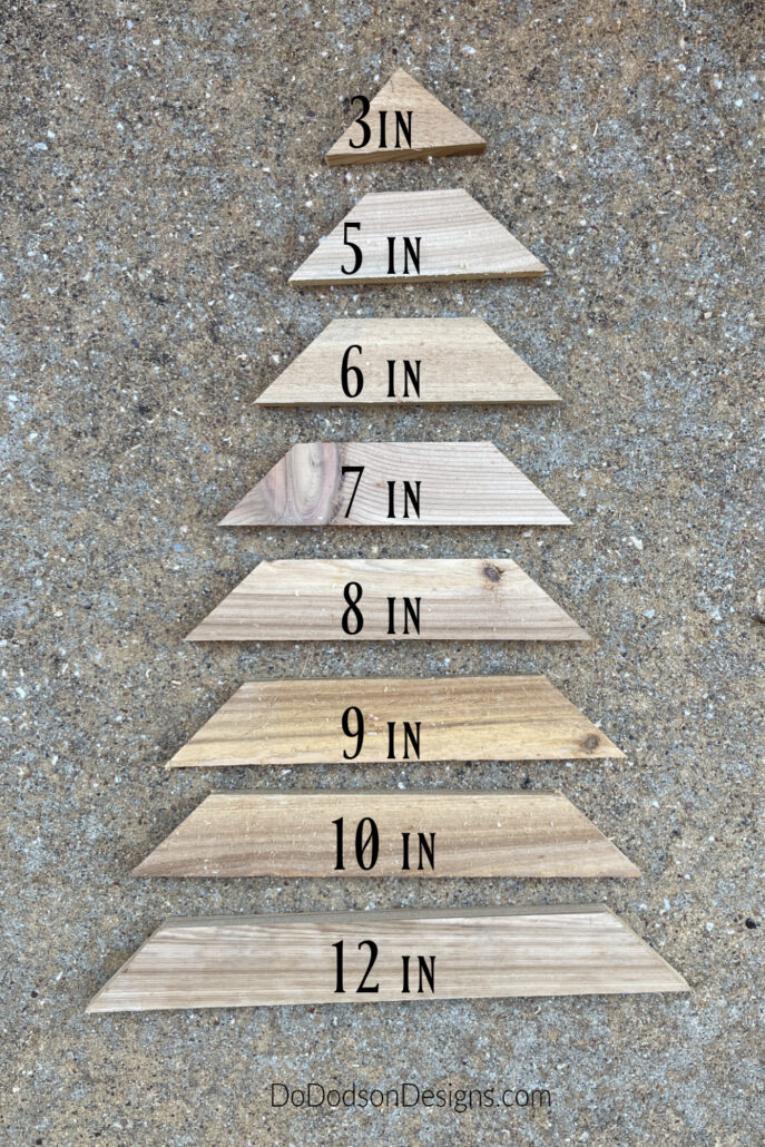 How To Make Wooden Christmas Trees