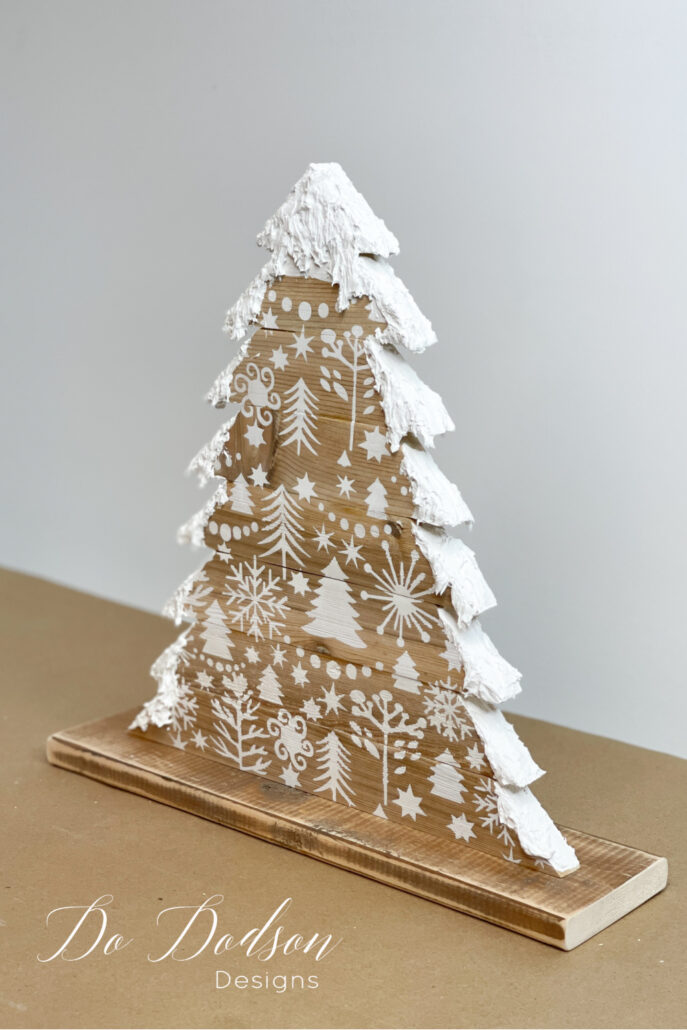 Rustic Wooden Christmas Tree