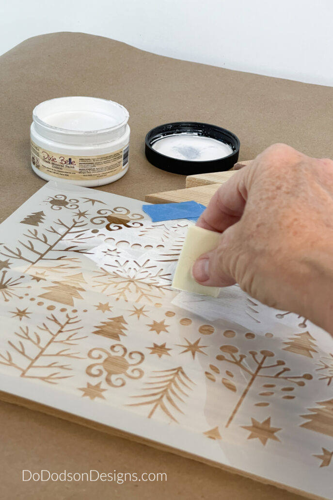 How To Stencil On Wood