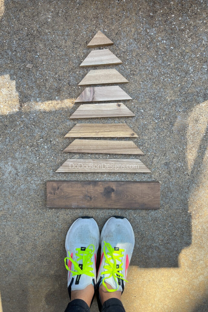 DIY Wood Christmas Tree