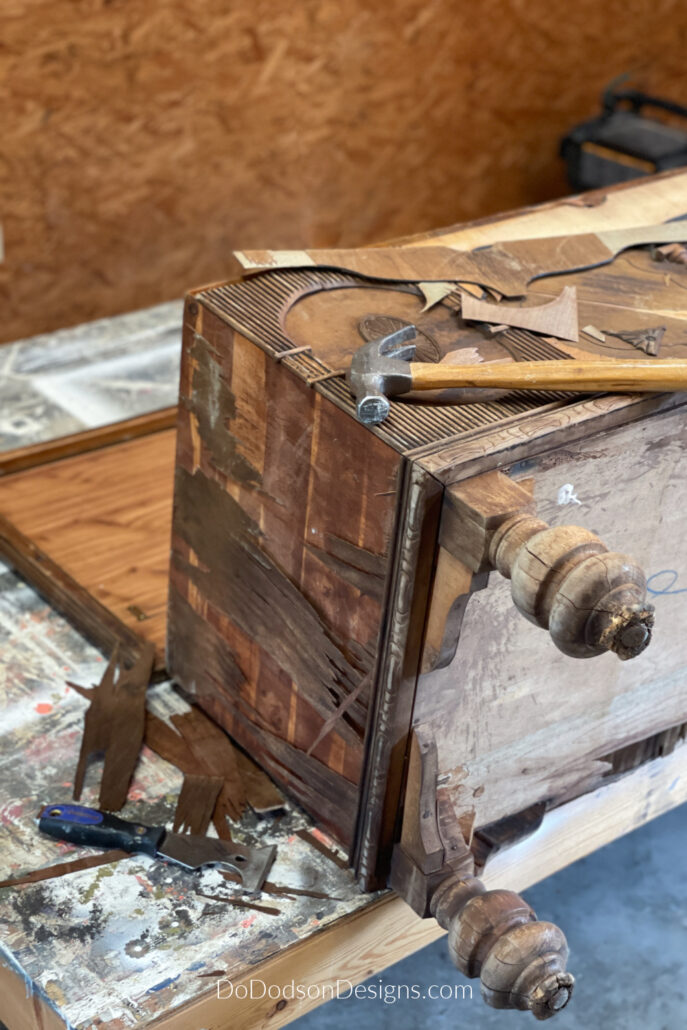 Antique Cedar Chest Makeover