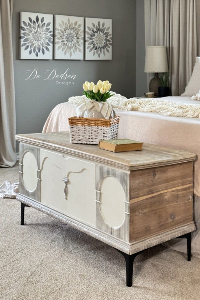 Painted Cedar Chest Makeover