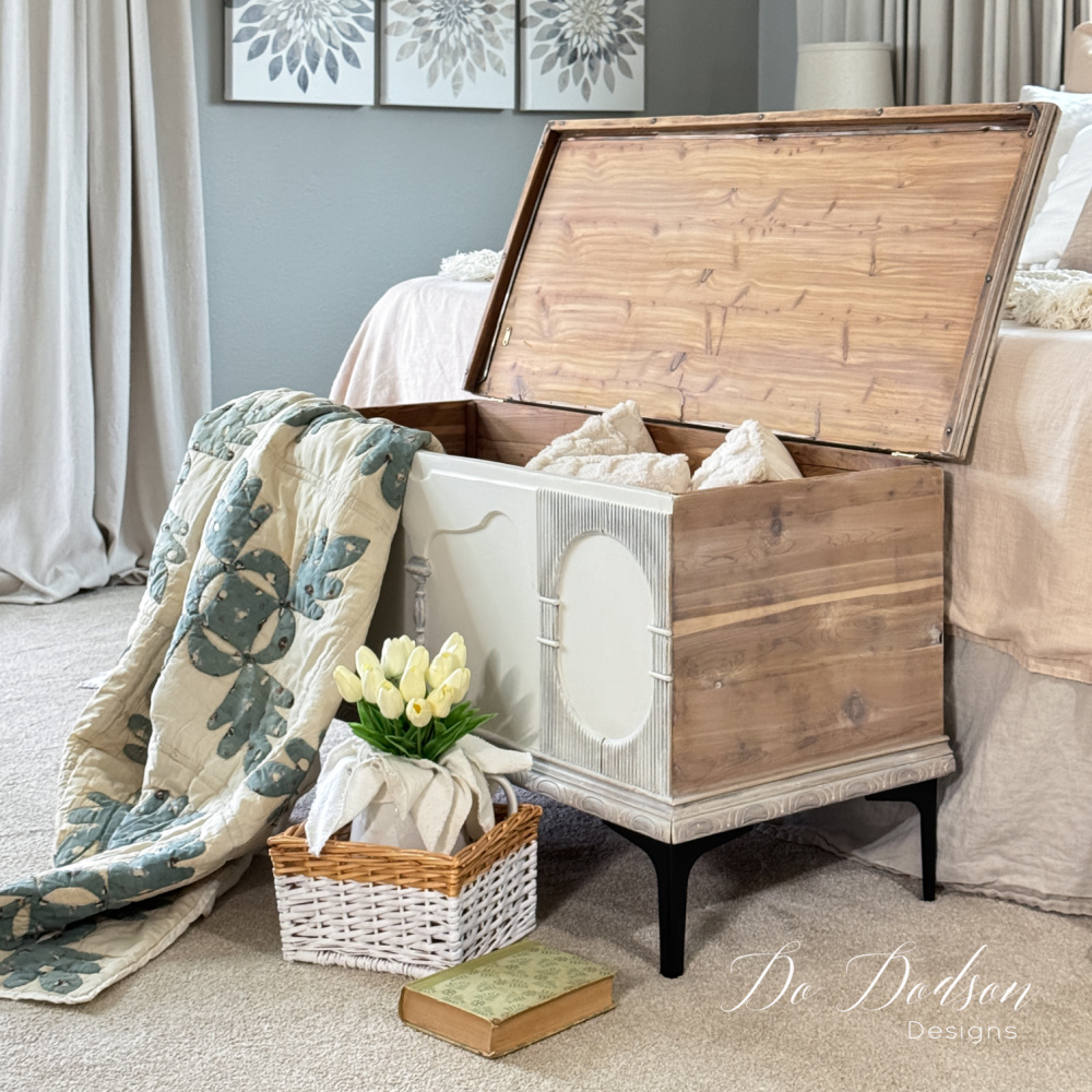 Vintage Cedar Chest Makeover