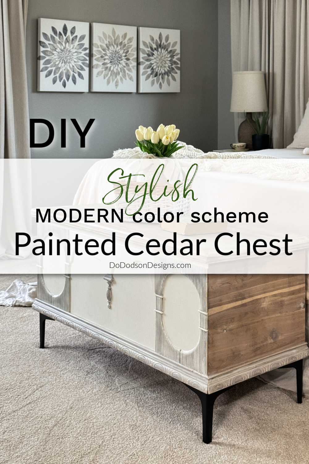 DIY Painted Cedar Chest Makeover (Before And After)