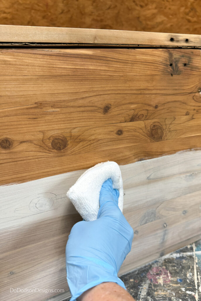 How To Whitewash A Cedar Chest