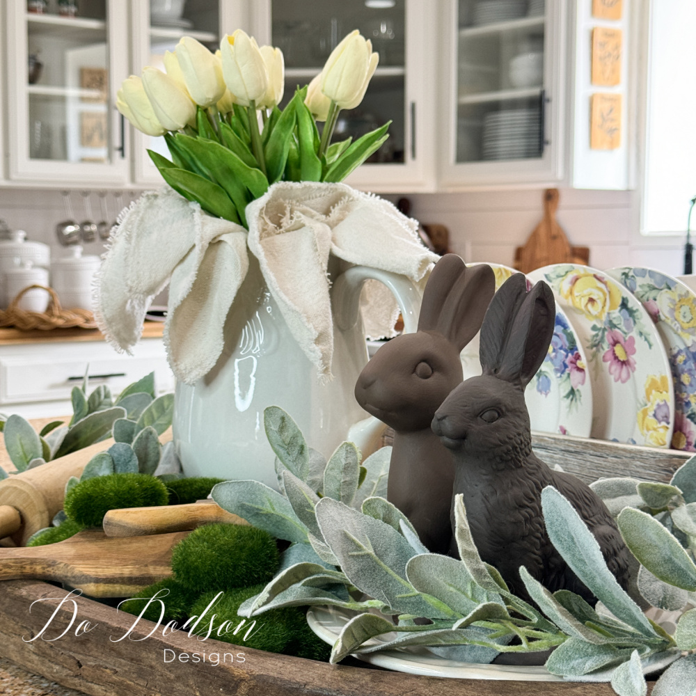 DIY Faux Chocolate Bunny