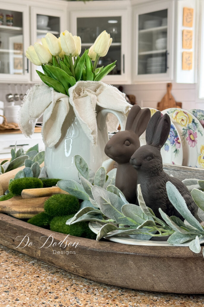 DIY Faux Chocolate Easter Bunny