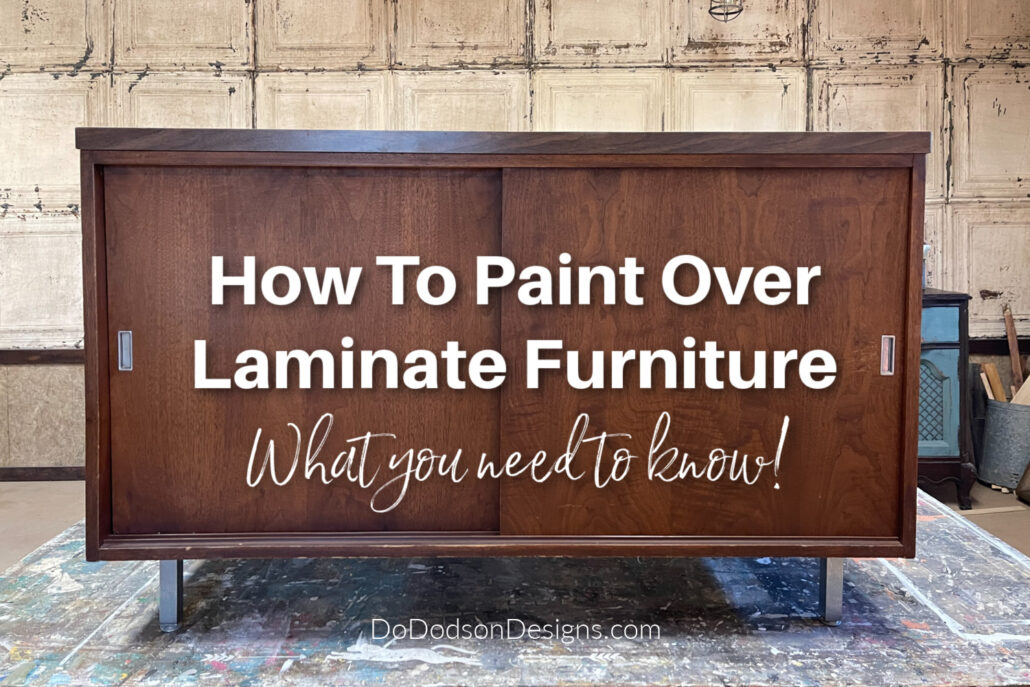 How To Paint Over Laminate Furniture