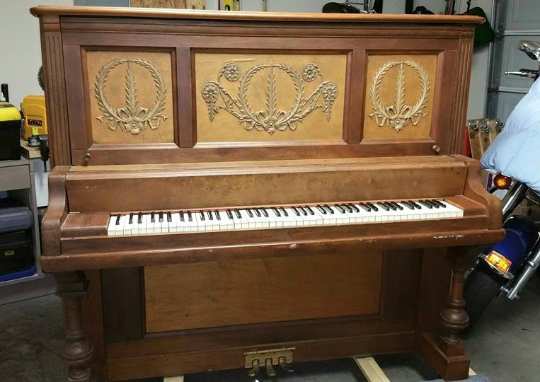 antique Kimbal piano 1920s