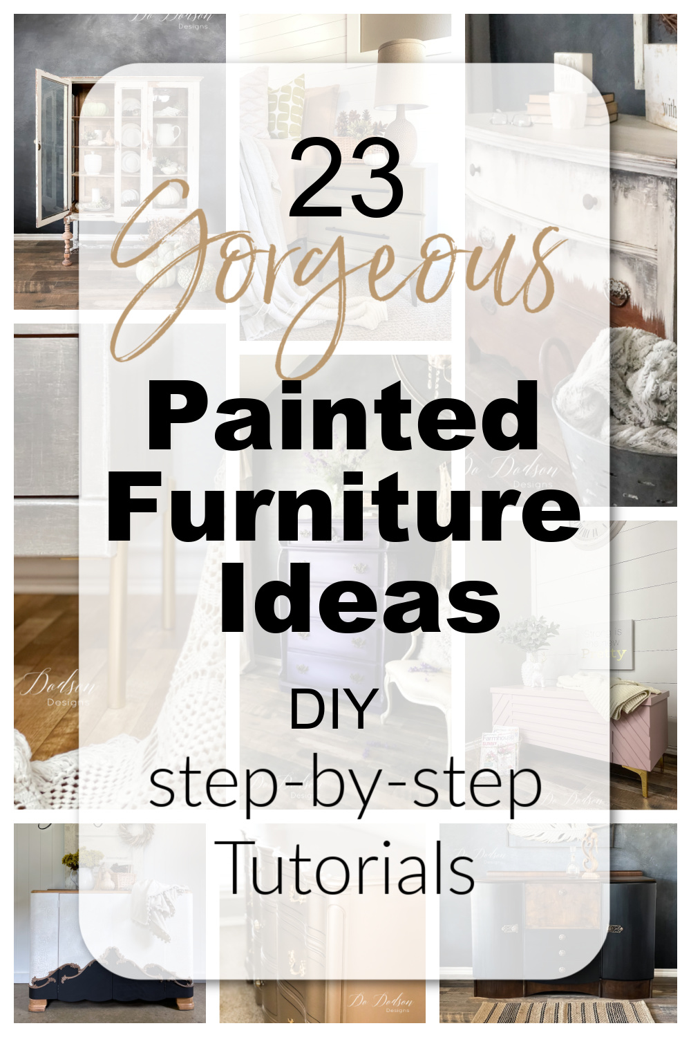 23 Gorgeous Painted Furniture Ideas (Before and After)