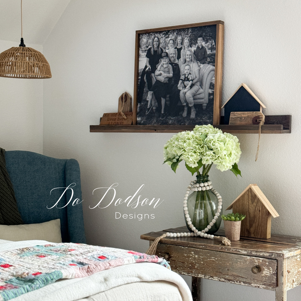 DIY Picture Ledge Shelf