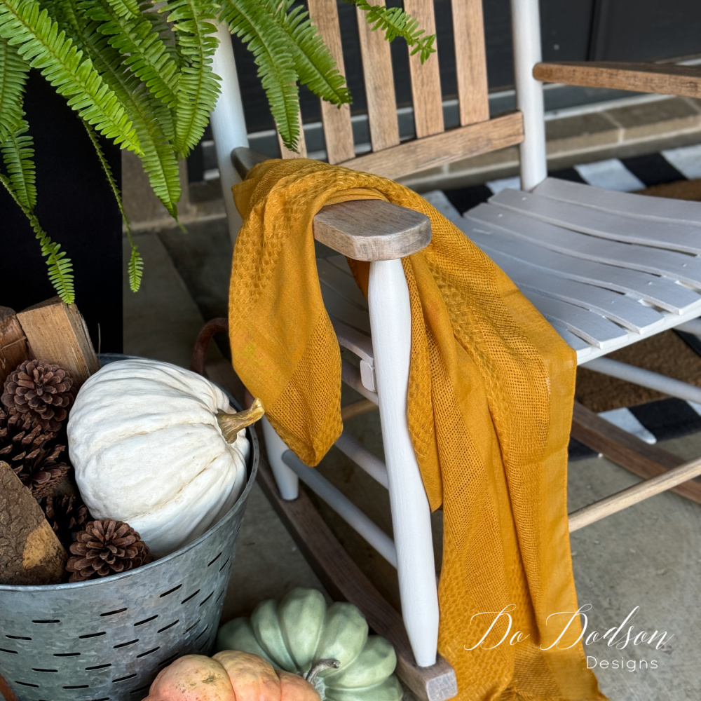 Wooden Rocking Chair Makeover DIY Tutorial Do Dodson Designs