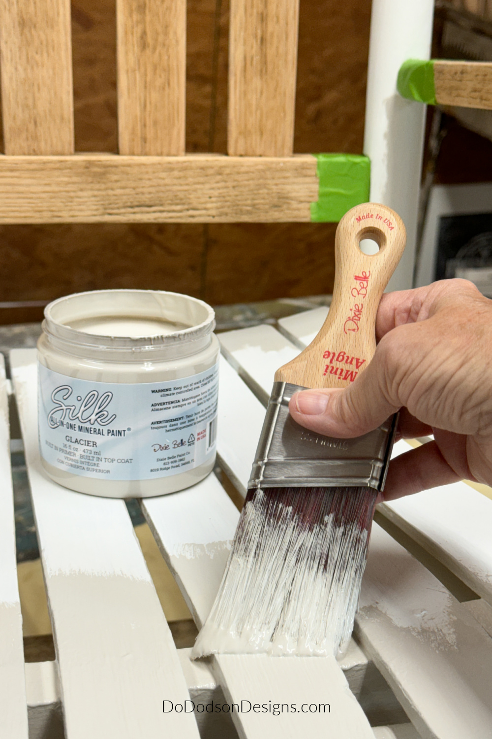 Wooden Rocking Chair Makeover (DIY Tutorial) - Do Dodson Designs