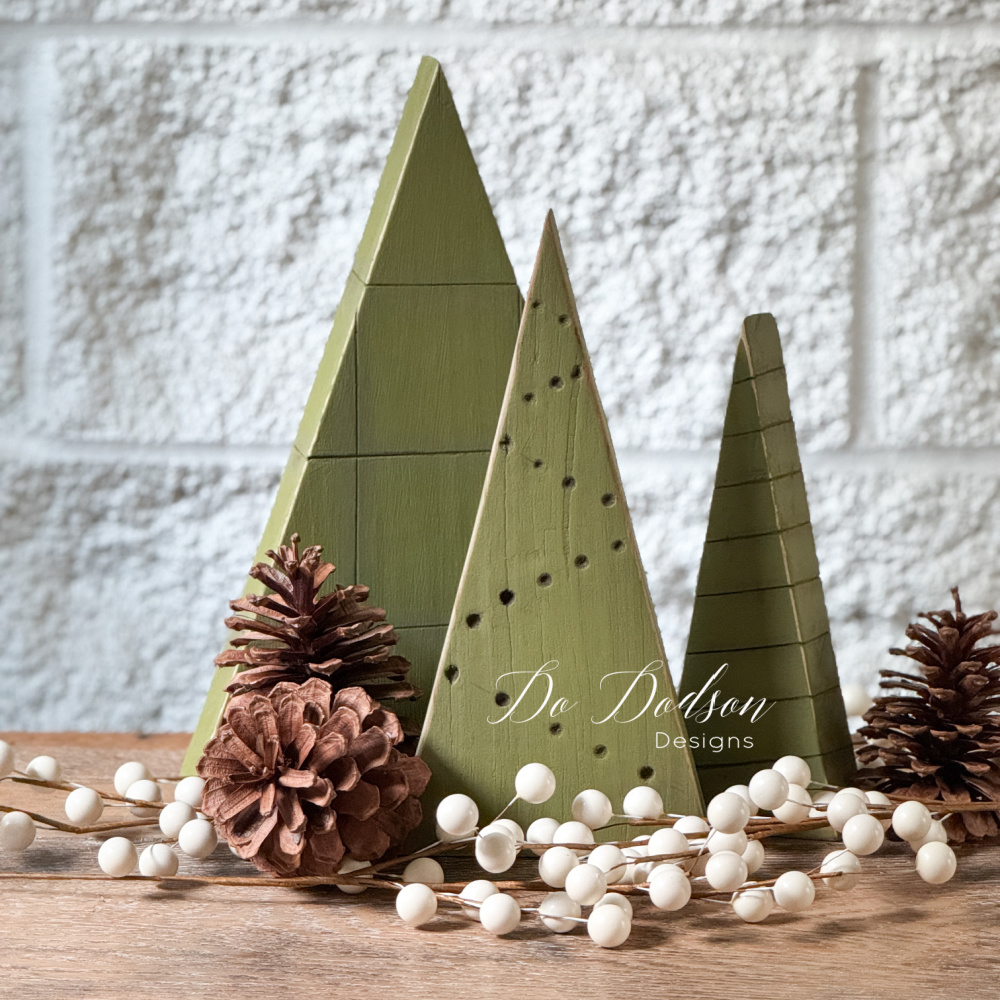 Easy DIY Wood Block Christmas Tree Craft Scrap Wood Project Do Dodson Designs