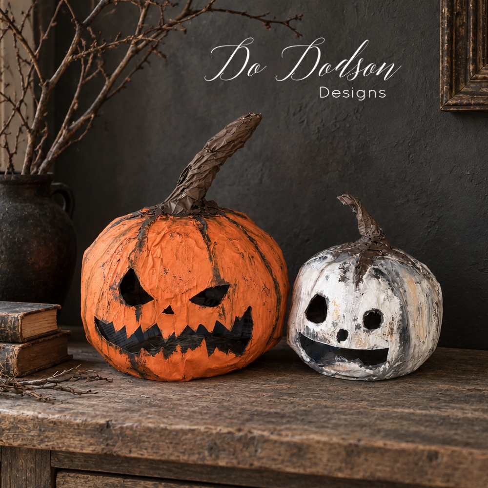 How To Make A Paper Mache Pumpkin Head Costume