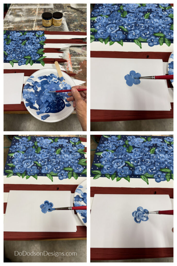 DIY Whimsical Wood American Flag Art