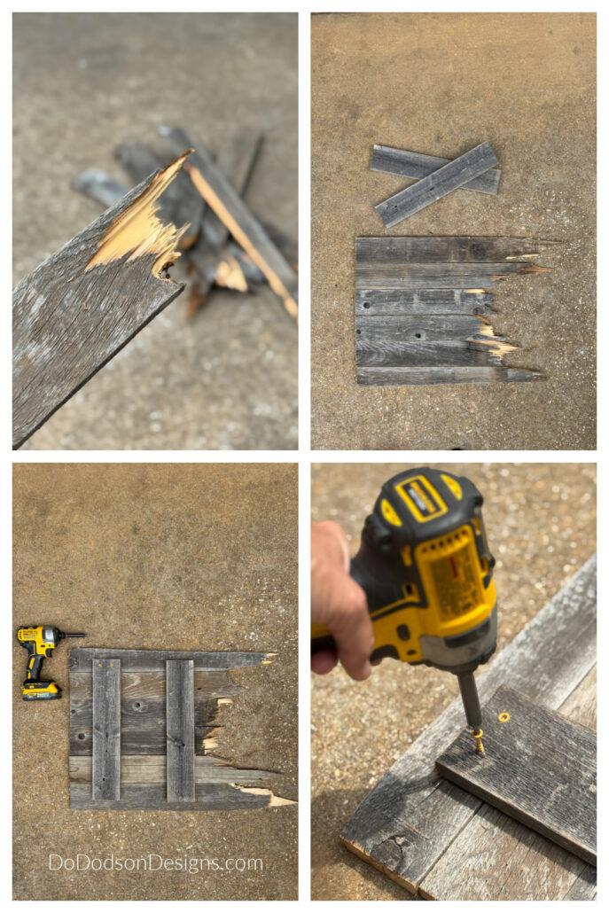 DIY Scrap Wood American Flag