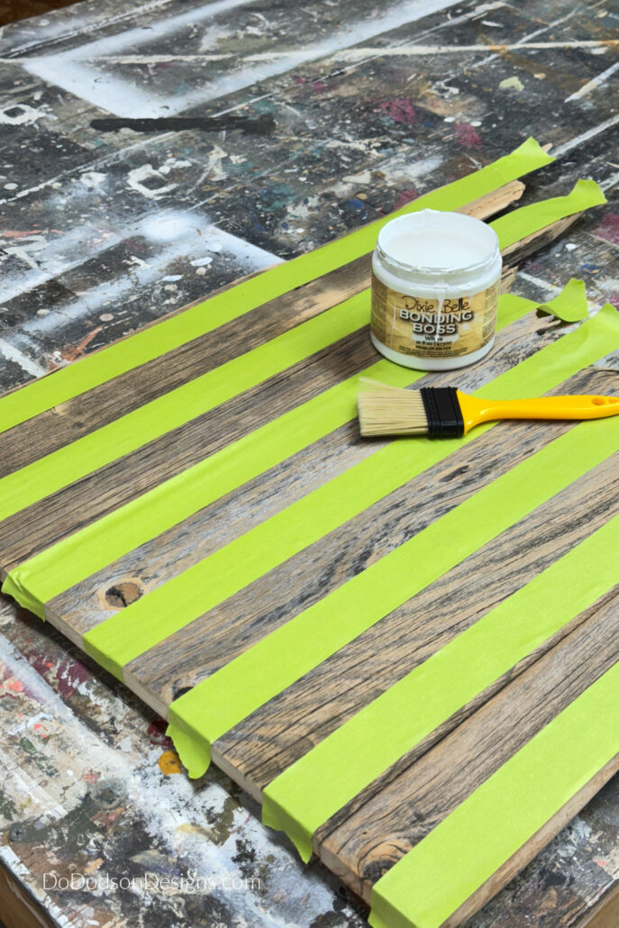 How To Paint Stripes On Wood