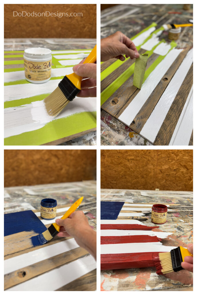 How To Paint Stripes On Wood