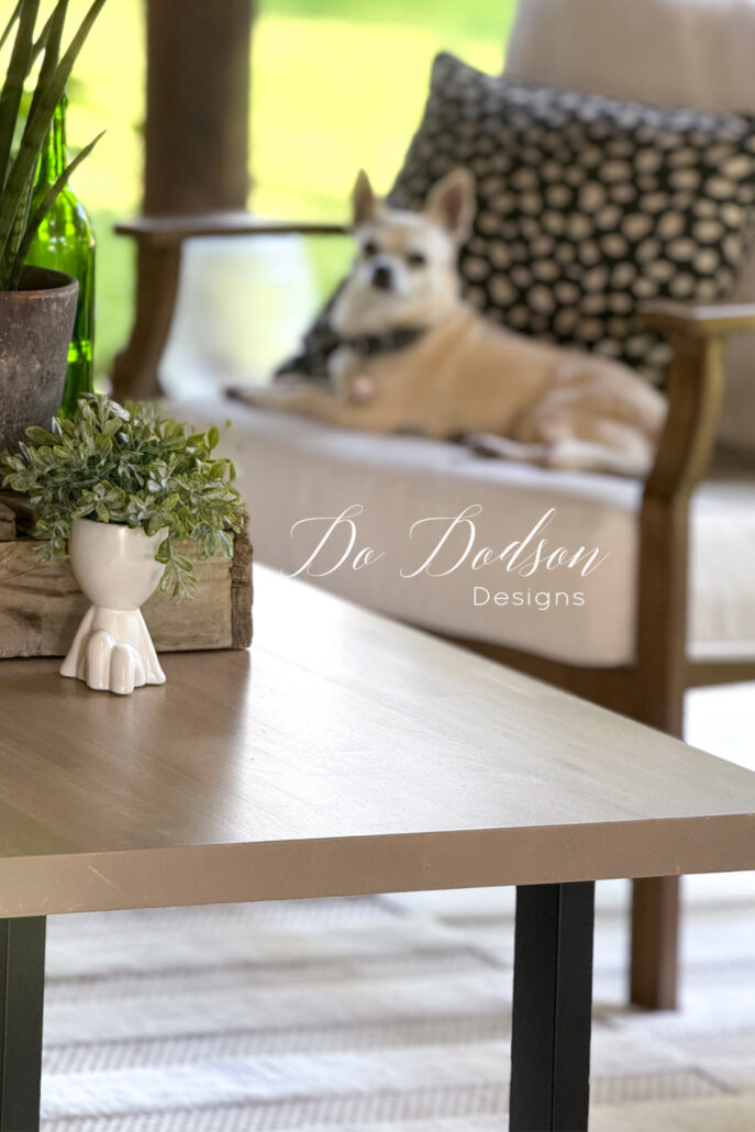DIY Patio Coffee Table