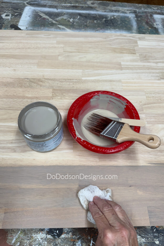 How To Color Wash Wood