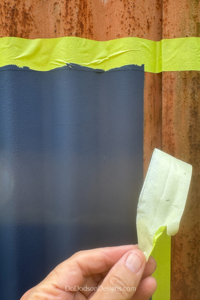 How To Paint An American Flag On Rusty Metal