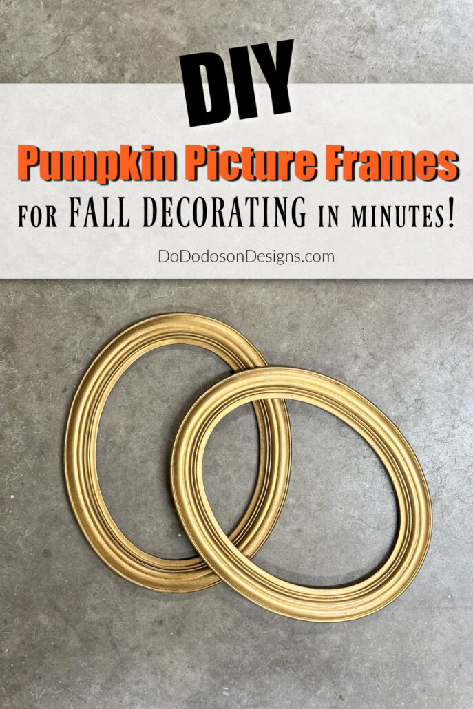 Pumpkin Picture Frame