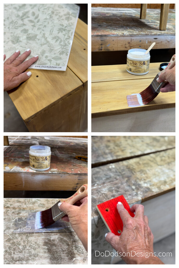 How To Decoupage Furniture With Rice Paper