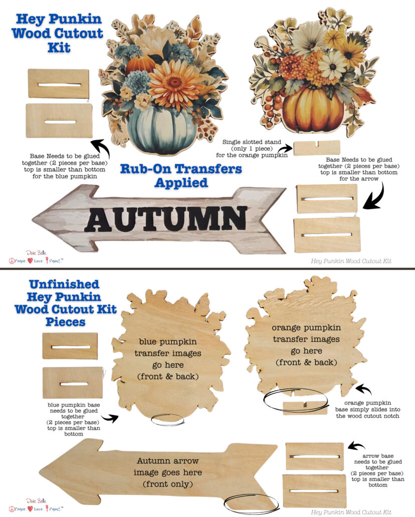 Hey Punkin Wood Cutout Kit Assembly Photo